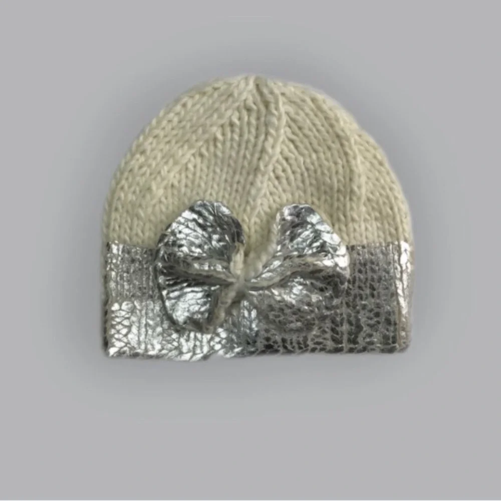 Blueberry Hill Bow Knit Hat